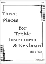 THREE PIECES FOR TREBLE INST & ORGA cover